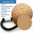 thumbnail image 4 of 12PCS Floating Cork Keyring, Floatable Wooden Ball Key Chain for Water Sport Swimming Diving Fishing Swimming, 4 of 6