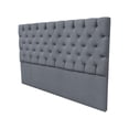 thumbnail image 2 of Cabecera Castilla Puffland King color gris capitonada (Rey), 2 of 4