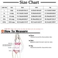 thumbnail image 3 of WIZUTIZ Maillot de Bain Grande Taille à Bretelles Croisées Dos Nu Réglable Deux Pièces Col Fendu Maillot de Bain Taille Haute Rouge jusqu'à 50 % de Réduction, 3 of 5