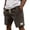 Coffee_002, variant on Domuza Men's Corduroy Shorts Casual Elastic Waist Drawstring Shorts for Men with Pockets Army Green S