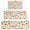 Red Mushroom Plant, variant on Red Mushroom Flower Black Pattern Kitchen Rugs Sets Of 3,Kitchen Runner Rugs Non Skid Washable,Decorative Kitchen Floor Mats for Kitchen,Sink,Laundry,17"x30"+ 17"x47" + 17"x59"