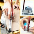 thumbnail image 4 of Measuring Tape Holder Flexible Ruler Position Clamp Measuring Tape Holder for Easy Marking and Drawing Lines Measuring Accessory Tool(Silver,1Pcs) Rkxzt, 4 of 9