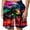 Multicolor, variant on lcziwo Summer Fashion Men Shorts 2025 Vacation Shorts Board Surf Beach Shorts Elastic Waist Drawstring Shorts Casual Tropical Shorts with Pockets Yellow,XL