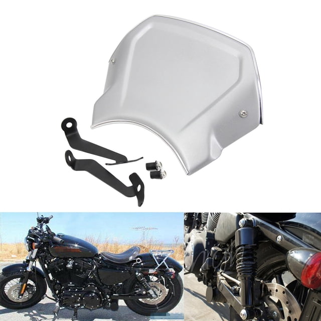Protector de parabrisas de moto Sharpla decorativo con soporte de montaje para 1000R Titanio