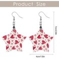 thumbnail image 2 of Elated Valentine's Day High-Quality Fashion Wooden Teardrop Dangle Earrings For Women[i873], 2 of 2