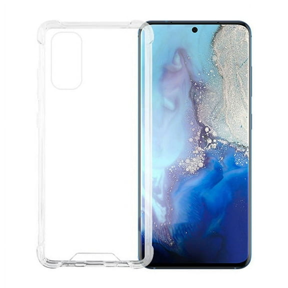 Samsung Galaxy S20 (6.2")Phone Case Shockproof Hybrid Bumper Frame Gummy Rubber Silicone TPU Gel Shock Absorption Non Slip Slim Highly Transparent [Crystal Clear] Cover for Samsung Galaxy S20