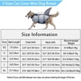 thumbnail image 2 of 1 pcs Pink/grey for Small,Medium,Large Dogs Dog Accessories Fin Design Go to Beach Dog Vest Dog Lifesaver Dog Life Jacket Dog Flotation Swimsuit PINK M, 2 of 8