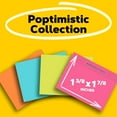 thumbnail image 2 of WWS-Post-it Mini Notes, 1 3/8 in x 1 7/8 in, 18 Pads, America's #1 Favorite Sticky Notes, Poptimistic Collection, Bright Colors (Blue, Orange, Pink, Green), Clean Removal, Recyclable (653-18AU), 2 of 4