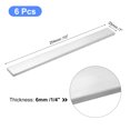 thumbnail image 2 of Unique Bargains Square Aluminum Flat Bar, 6 Pack 1/4' Thickness 1' Width 10' Length, 2 of 5