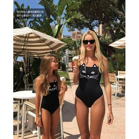 new fashion Family Swimwear Mother Daughter Women Kid Bikini Bahitng Swimsuit Beachwear