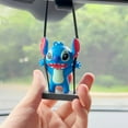 thumbnail image 4 of YOSENING Stitch Car Swing Ornament, Decoration, Mirror Hanging Interior Accessories, for Car Rear View Mirror（4Pcs） SD621-083, 4 of 5