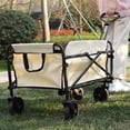 thumbnail image 4 of Chariot Utilitaire, Chariot Pliable Compact Robuste Portable Grande Capacité pour Pique-Nique, 4 of 8