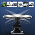 thumbnail image 3 of OULII 1Pcs Black Plastic Square Rear View Mirror for Baby Monitoring Wide View Suction Cup Mount 5.7x5.7x3.1in, 3 of 8