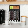 thumbnail image 3 of Mind Reader Wall Mount Pod Organizer, 20 Pod Capacity, Magnetic or Adhesive, Black, 3 of 7