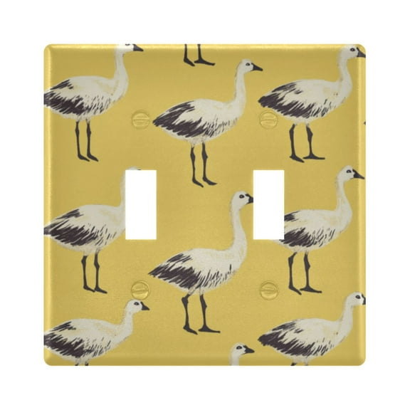 Switch Panel 4.48x4.56In Switch Plate Wall Panel Living Room Kitchen Bedroom Study Switch Panel Stylish Decoration Cartoon Duck3