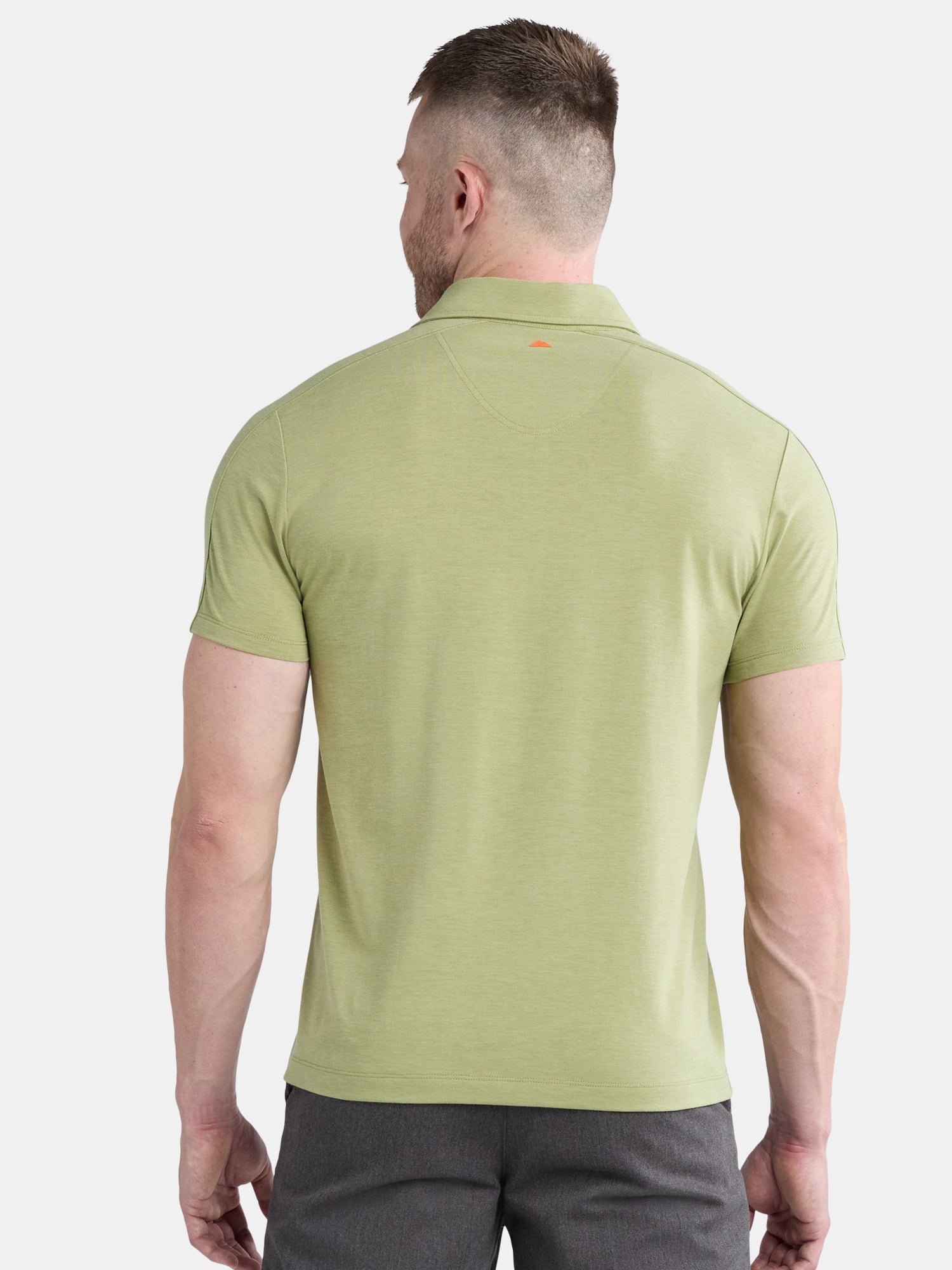 Ozark Trail Men's and Big Men's Merino Wool Blend Polo Shirt, Sizes S-3XL