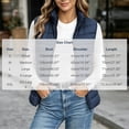thumbnail image 4 of Aswuknt Womens Puffer Vest Quilted Sleeveless Stand Collar Full Zip Jackst Lightweight Gilet Outerwear For Fall Winter Casual Daily Wear,Layering, 4 of 7