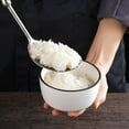 thumbnail image 4 of CHICHUMID Rice Serving Spoons Stainless Steel Scooper Round Handle for Everyday Kitchen Use 1Set, 4 of 6