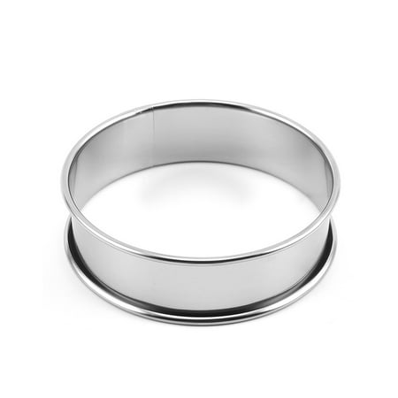 

ADVEN Stainless Steel Cake Mold Mousse Mould Dessert Cookie Biscuit Kitchen DIY Baking DIY Pan Molds Bakeware Household Cake Shop Large
