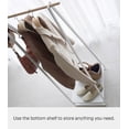 thumbnail image 4 of Yamazaki Home Coat Rack with Shelf, White, Steel, Supports 24.2 pounds, 4 of 7