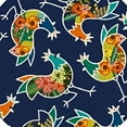 thumbnail image 6 of Fitted Round Tablecloth Floral Rooster,colorful poultry Table cover,Elastic Edged Table Cloth Fits Round Tables, 6 of 8