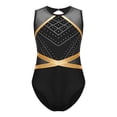 thumbnail image 3 of Alvivi Kids Girls Sleeveless Ballet Dance Unitard One Piece Tumbling Gymnastics Leotard Bodysuit Black 12, 3 of 7
