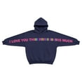 thumbnail image 3 of Cethrio Valentine's Day Hoodies for Boy, Pullover Loose Fit Casual Long Sleeve Boys Sweatshirts Navy Size 14, 3 of 3
