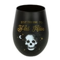 thumbnail image 1 of Something Different Just Trying To Feel Alive Stemless Wine Glass, 1 of 3