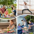 thumbnail image 6 of Extra Large Picnic Blankets Waterproof Foldable (60 "x 80") Beach Blanket Waterproof Sandproof,3-Layer Thicking Mat Outdoor Packable Camping Blanket, 6 of 6