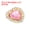 Light Pink, variant on 16mm Heart Sew on Rhinestones, 20 Pcs Rhinestone Sequin Embellishments Crystal Glass Metal Base for Bedazzling, Light Pink