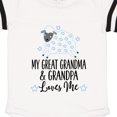 thumbnail image 3 of Inktastic My Great Grandpa and Grandma Love Me Boy Lamb Gift Baby Boy or Baby Girl Bodysuit, 3 of 4