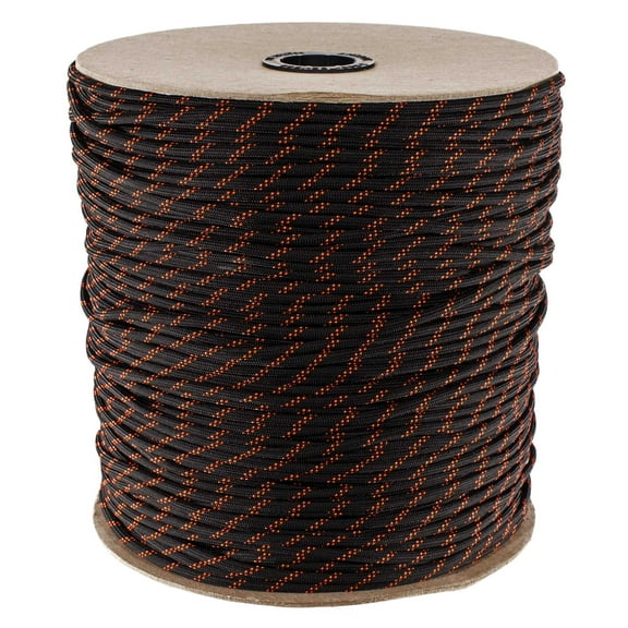 Paracord Planet 550 LB Type III 7 Strand 4mm Tactical Cord with Choices of 10, 20, 25, 50, 100, 250 & 1000 Foot Spools