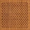 thumbnail image 1 of Ahgly Company Indoor Square Southwestern Orange Country Area Rugs, 4' Square, 1 of 4