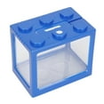 thumbnail image 1 of Bloqueo de Construcción Bloque de Pescado Cascadable Aquascape Azul Mini Betta Fish Tank para la Oficina Decoración del Escrito de Casa, 1 of 7