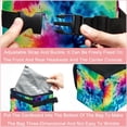thumbnail image 4 of Tie Dye Foldable Car Trash Can with Lid, Leak-Proof Car Trash Bin, Hanging Storage Bag Car Garbage Can, 4 of 6