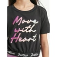 thumbnail image 5 of Justice Girls Cropped Shirt, Graphic Crop Tee for Dance and Gymnastics, Sizes XS-XL, 5 of 5