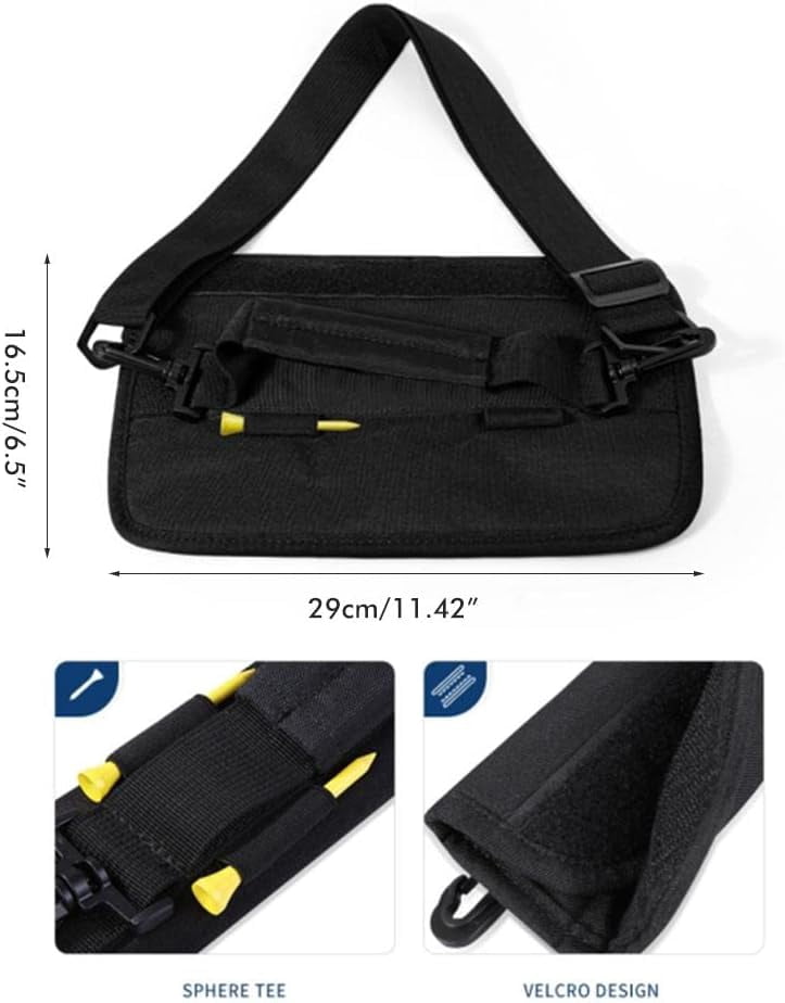 unbranded Lightweight Golf Bag, Portable Design for 5 Clubs with Adjustable Shoulder Straps, Mini Bag for Travel and Training
