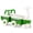 Green, variant on Costway 4 in 1 Ride on Push Car,Sliding Walking Car with Trailer, Music, Under-Seat Storage Pink