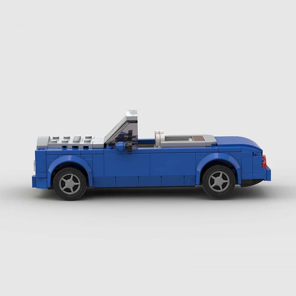 Hot MOC Sale Runabout Bricks Speed Champion City Super Vehicle Toys Cabriolet Children's Birthday Gifts Creative Garage Open Car