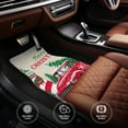 thumbnail image 6 of Honeii Merry Christmas 1 Print Car Foot Mat Four-Piece Set - Front & Rear Universal Car Floor Mats for SUVs, Trucks, Sedans, 6 of 7