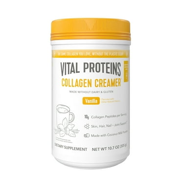 Vital Proteins Vanilla Collagen Creamer, 10.6 oz, Protein Powder Supplement