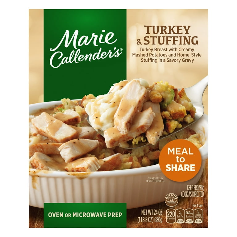frozen turkey and dressing dinner Turkey Meal