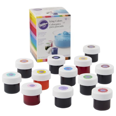 Wilton Icing Colors, 12-Count (Best Food Coloring For Icing)