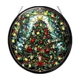 thumbnail image 2 of Fmbmuo Christmas Round Window Hanging , Durable Vintage Suncatcher Decor , For Xmas Tree Wreath Window Holiday Decor, 2 of 7
