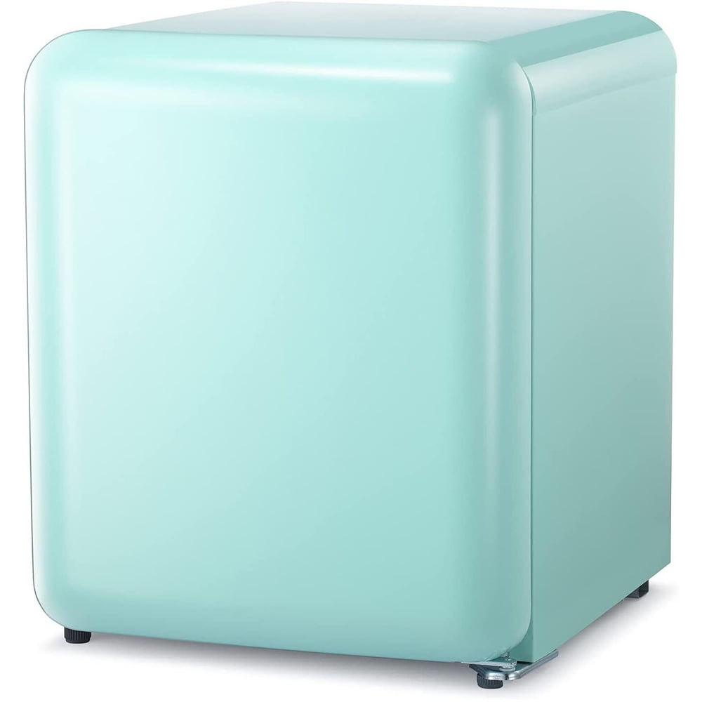 1.7 Cu. Retro Green Mini Fridge w/Freezer Removable Shelves