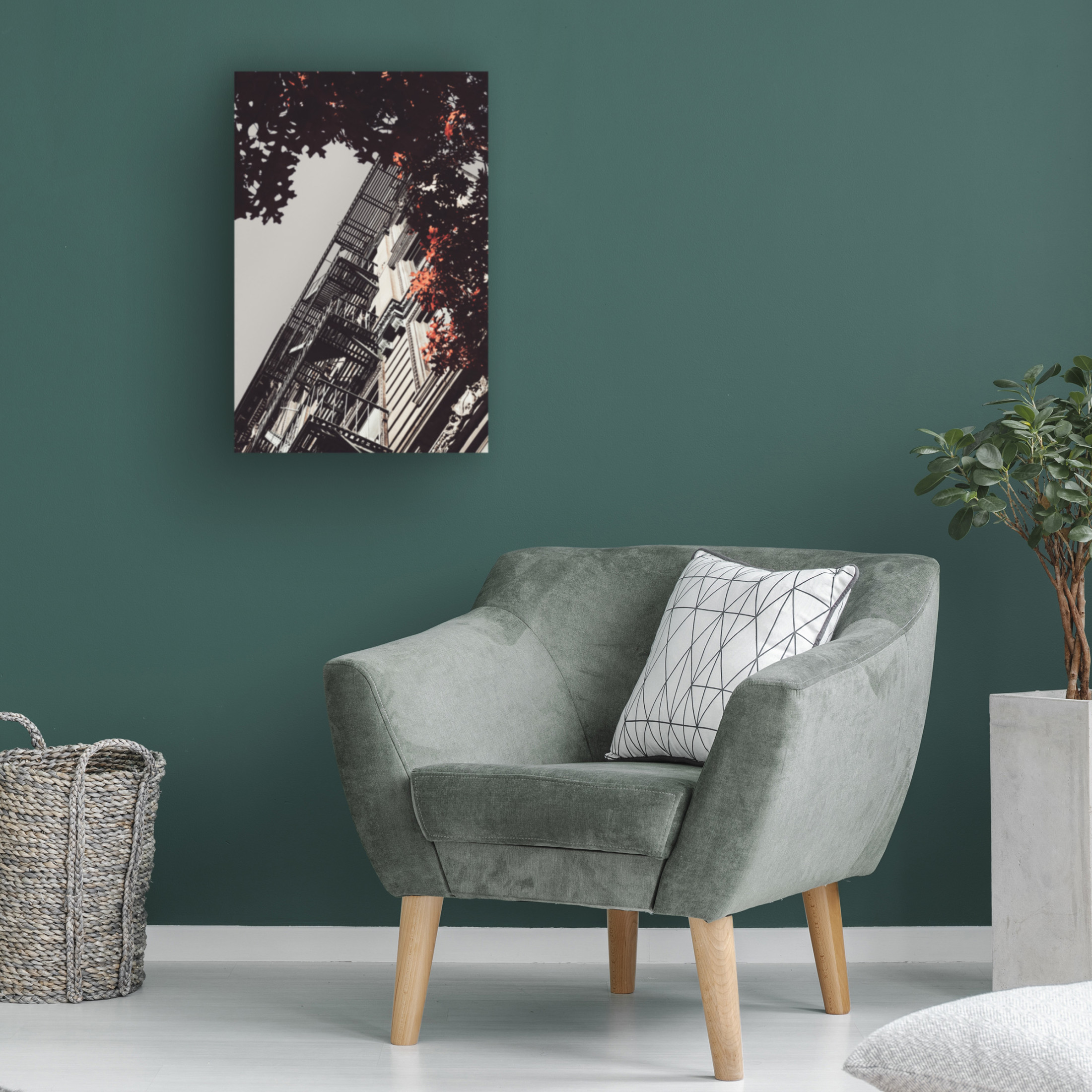 Trademark Fine Art Rikard Martin New York City Autumn Canvas Wall Art