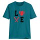 thumbnail image 4 of Blusa informal de manga corta con cuello redondo y estampado suelto de verano para mujer con estilo OAVQHLG3B Store  lin121212, 4 of 4