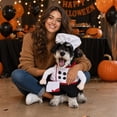thumbnail image 6 of Dog Chef Halloween Costume - Halloween Scary Dog Costume with Knife and Hat, Pet Cosplay Outfit with Arms, Trimmable Hook & Loop Fastener for Fitting Small Medium Large Dogs, 6 of 7