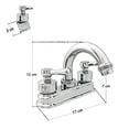 thumbnail image 3 of Llave Mezcladora Baño Lavabo Idrop  Cuerpo Plastico Aluminio Economica, 3 of 4
