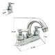 thumbnail image 3 of Llave Mezcladora Baño Lavabo Idrop  Cuerpo Plastico Aluminio Economica, 3 of 4